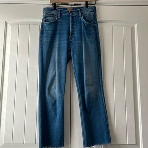 MOTHER Tripper Ankle Fray (Stretch Denim)